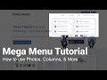 How to Create a Mega Menu Like I Use in Thrive Architect / Theme Builder