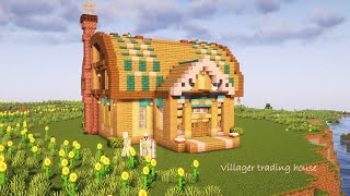 [マイクラ建築]おしゃれな村人交易所の作り方 [Minecraft][tutorial][villager trading hall]