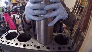 Farmall Super M Rebuild Ep.20: Honing The Block Bores & Finally Installing The New Sleeves!