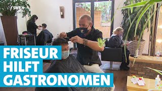 Wie ein Friseur den Gastronomen in seiner Stadt hilft