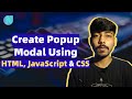 Create Popup Modal With HTML, CSS And JavaScript | Web Development Series | Newton School