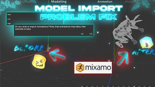 Model import problem fix // 100% work mixamo support Prisma 3d 2.11v 🤗😊
