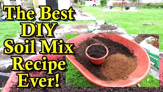 How to Make the Best All Purpose Garden Soil for Raised Beds & Containers:  Simple, Cheap, Effective