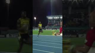 ウサインボルトがリレーの4走のラップタイム最速で走ると #trackandfield