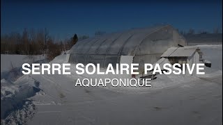 Serre solaire passive aquaponique pour une communauté [VISITE] — 1/2