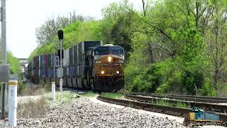 CSX 5281 ES44DC Leads I142 at Florence, TN