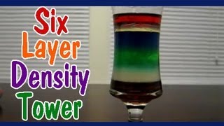 DENSITY TOWER Easy Kids Science Experiments