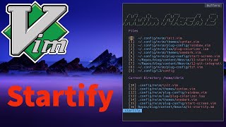 Neovim - Project Management with Startify