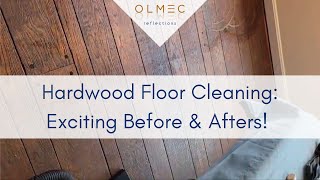 From Dingy to Beautiful! Hardwood Floor Cleaning