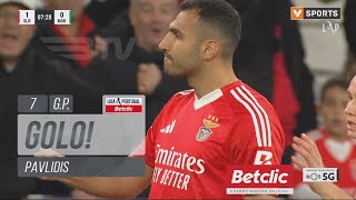 Golo Pavlidis: Benfica (1)-0 Moreirense (Liga 24/25 #21)