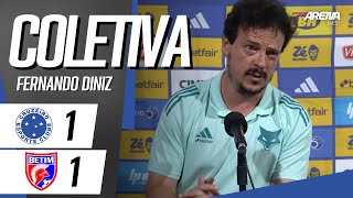 COLETIVA FERNANDO DINIZ | AO VIVO | Cruzeiro x Betim - Mineiro 2025