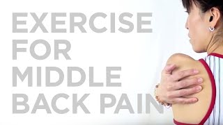 Best Exercise For Middle Back Pain And Toned Back At The Same Time