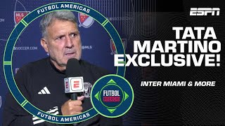 Tata Martino EXCLUSIVE! Inter Miami, Lionel Messi, transfers AND MORE | Futbol Americas | ESPN FC