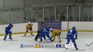 Braintree High School Boys Hockey vs Xaverian Brothers 12/29/24