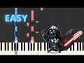 The Imperial March (Darth Vader's Theme) - EASY Piano Tutorial