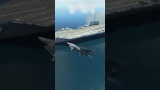 F-35C SHOWS OFF for CARRIER! #shorts #msfs2020