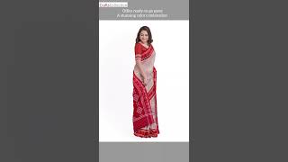 Cotton Odisha handloom saree with Sambalpuri ikat Blouse piece | saree | handloom