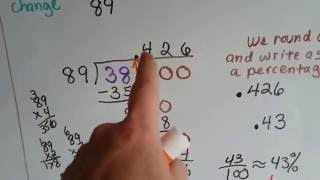 Grade 7 Math #5.1b, Find a percent decrease between two numbers