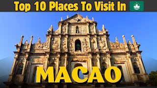 Top 10 Tourist Attractions in Macau | Macau Travel Guide 2024 🇲🇴