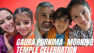 vlog - our Gaura Purnima Festival morning at the ISKCON Leicester temple