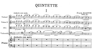 Frank Martin - Piano Quintet