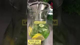 Detox water for weight Loss |  How to Make Detox | #shorts