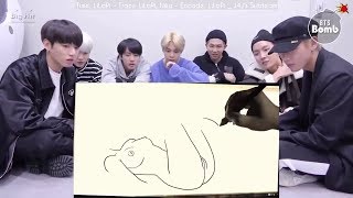 BTS Member Reaction When Viewing Porn Drawing Process?