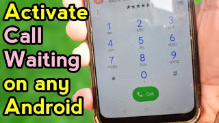 How to Activate Call Waiting on Any Android Phone | Call waiting setting