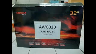 แกะกล่อง รีวิว aiwa Gaming Monitor รุ่น AWG320 32\