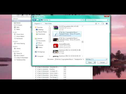 How to put your own music into Itunes How to put your own music into Itunes