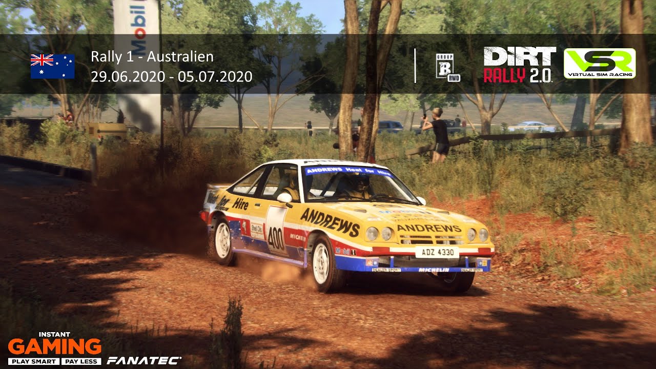 DiRT Rally 2.0 Group B RWD Meisterschaft - Rally 1 Australien - YouTube