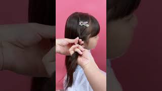 Sweet, small and fresh hairstyles, which can be done by friends of all ages. Children's hair braidi