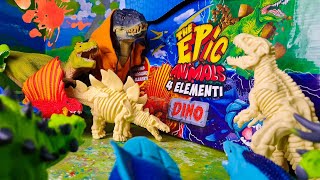 Gli Epic Animals 4 Elementi DINO tentano di sottomettere Arex e Vastatore 💥🦖😅