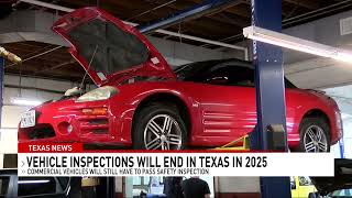 Texas will end vehicle inspections in 2025