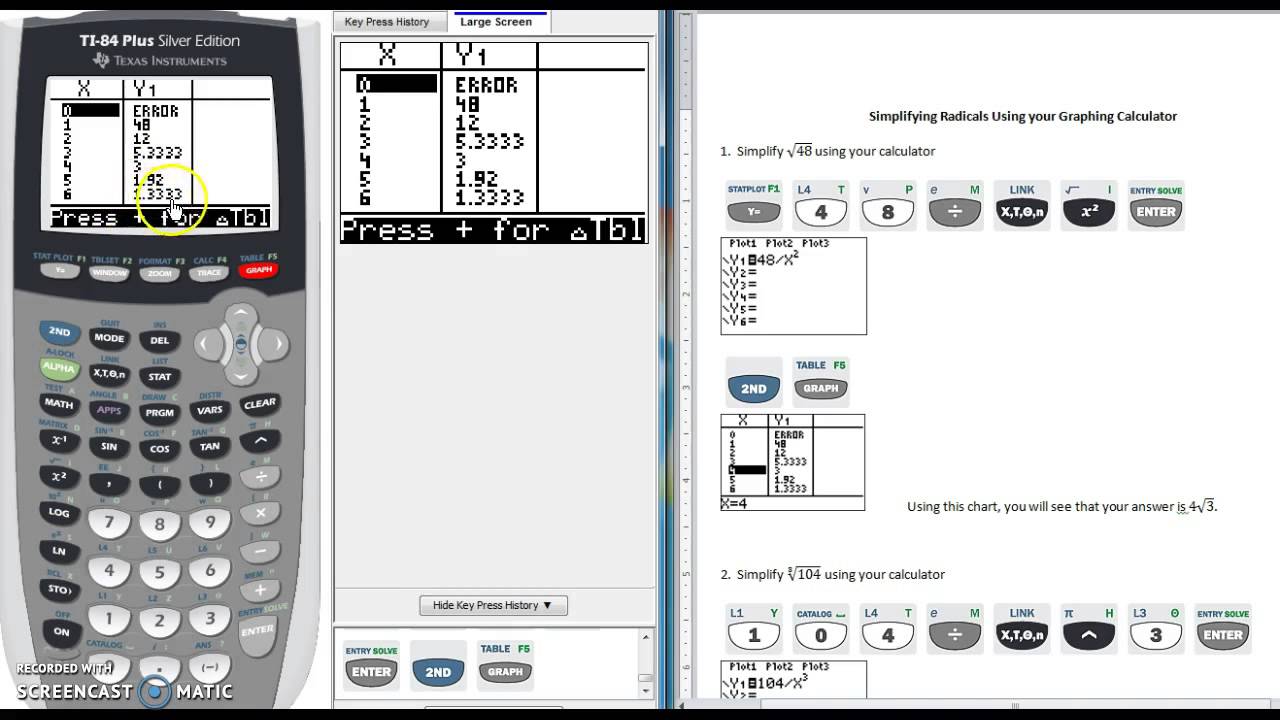 Equations With Radicals Calculator