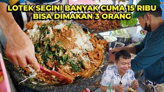 TUKANG BECAK DIKASIH MODAL PELANGGAN BUAT JUALAN LOTEK! SAKING RAMENYA 2 JAM LANGSUNG LUDES!