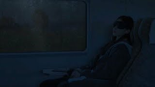 Peaceful Train Journey | Relaxing Rain \u0026 Gentle Train Sounds for Deep Sleep 🌧️🚂💤