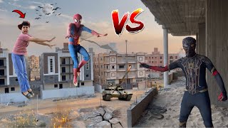 لما تتحول انت وابوك(سبايدرمان الطيب🆚سبايدرمان الشرير)Venomوابوك الشرير يموتك🔥🦸‍♂️الجزء الثاني