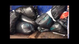 Popping Bags in Compactor