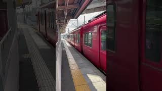 名鉄6800系河和線阿久比駅到着