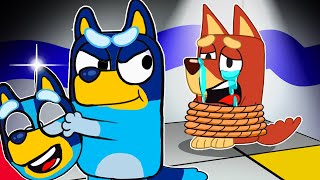 Bluey Punishes Rusty for Lying | Very Sad Story | Bluey Paper Stories