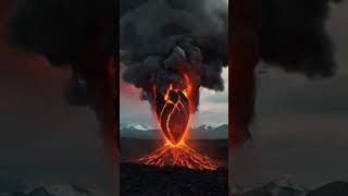 🌋💖 Unbelievable! Explore the Mystical Volcano Heart Shape |  #breakup #breakupstatus #love