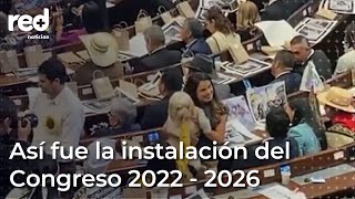 Abucheos, carteles y hasta perros hubo en la instalación del Congreso 2022 - 2026 | Red+