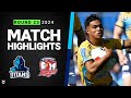 NRL 2024 | Titans v Roosters | Match Highlights