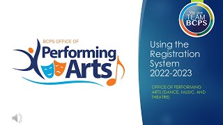 Using the Registration System 2022-2023