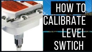 capacitance type level switch calibration