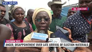 #Decision2023: Anger, Disappointment Over Late Arrival Of Election Materials In Iba, Lagos