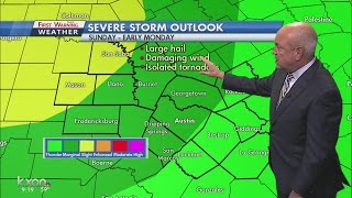 Rain, strong storms possible all weekend