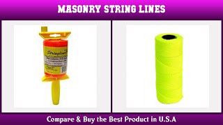 Top 10 Masonry String Lines to buy in USA 2021 | Price \u0026 Review