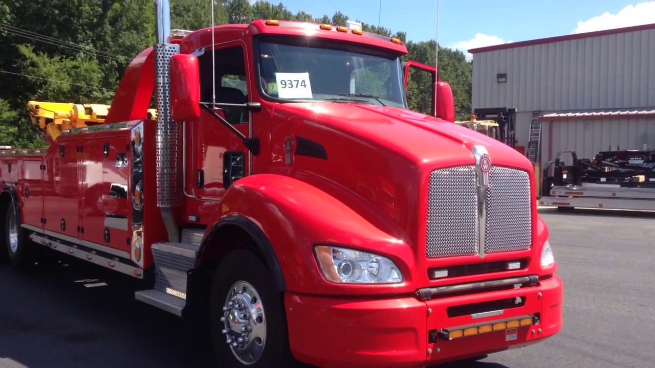 **SOLD** Take A Tour - 2012 Kenworth T440 & 25 Ton B&B Wrecker Body ...